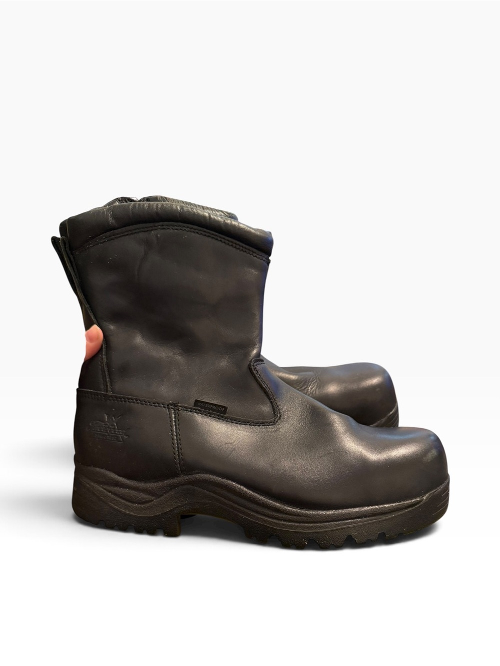 Thorogood 804-6032 8" Side Zip
Waterproof Composite Safety Toe Boots
Black 10W